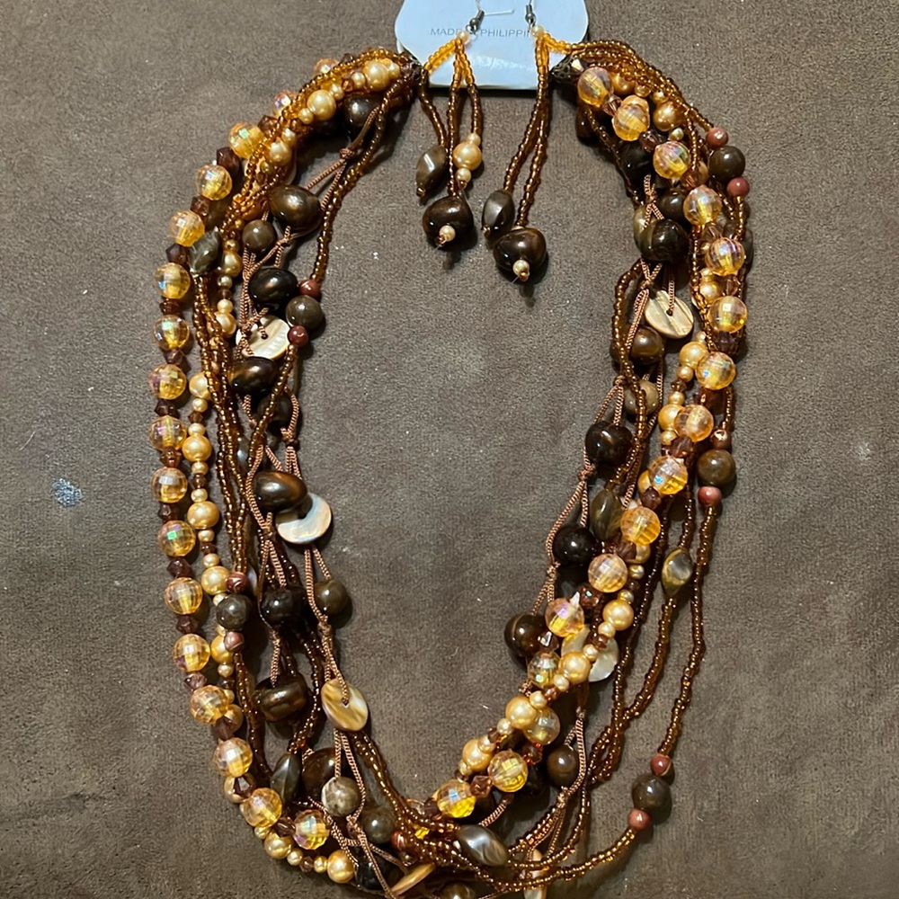 Necklace and Earrings Set